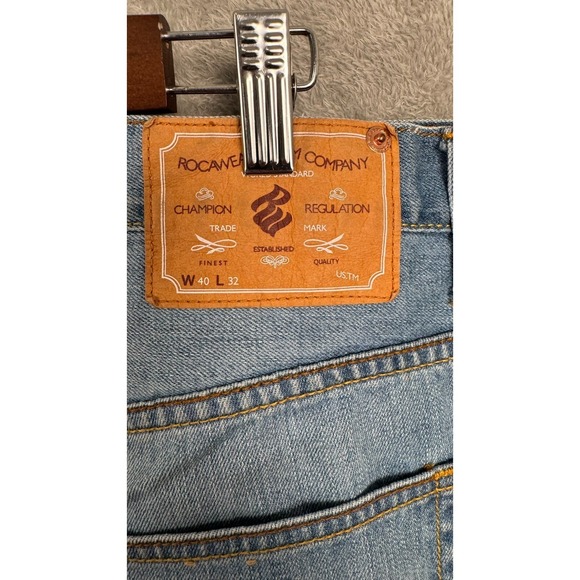 Rocawear Casual Jeans Men's W40 Blue Cotton Straight Leg 5-Pockets Regular Fit - Picture 6 of 8